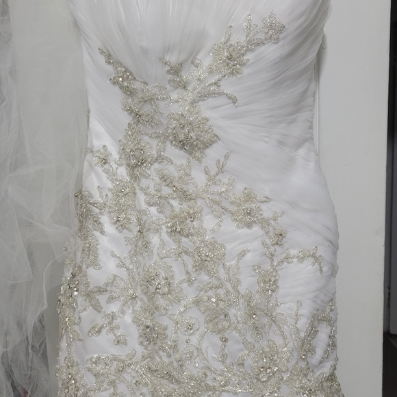 David Tutera Mermaid Style Wedding Gown - Picture 3 of 4